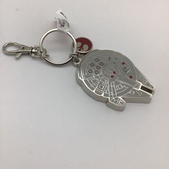 Disney Star Wars Keychain Millennium Falcon The Resistance Disney Parks Key Ring - Picture 4 of 6